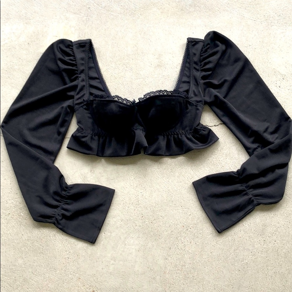 Our From Under Cropped Corset Top